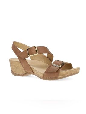 NWT Dansko Trinity Women’s Tan Leather Sandals No Box Sz 38 US 7-7,5